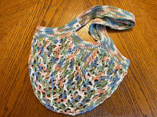 Crochet Market Bag - Stoneware Ombré